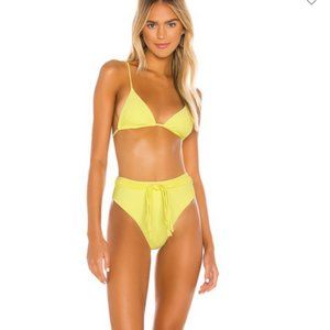 The Vivi High Waist Bottom- lovewave, limeade, size small